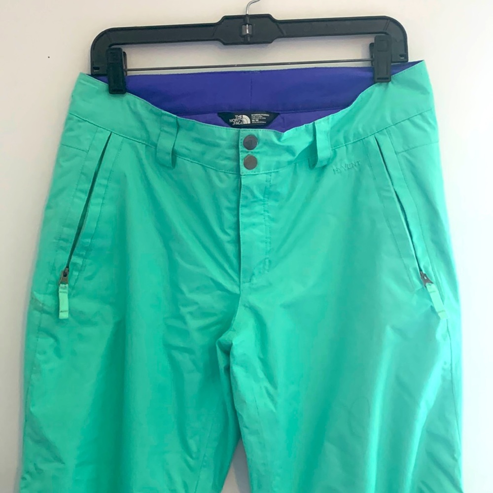 Medium teal Northface Snowpants